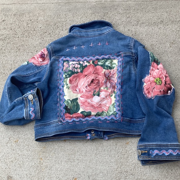 Upcycled Denim Cat & Jack  Jacket Kids - Picture 5 of 9